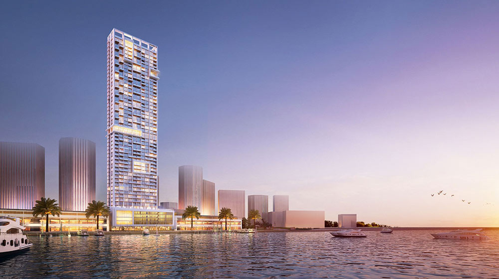 پروژه انوا آریا در دبی ماریتایم سیتی توسط شرکت امنیات
